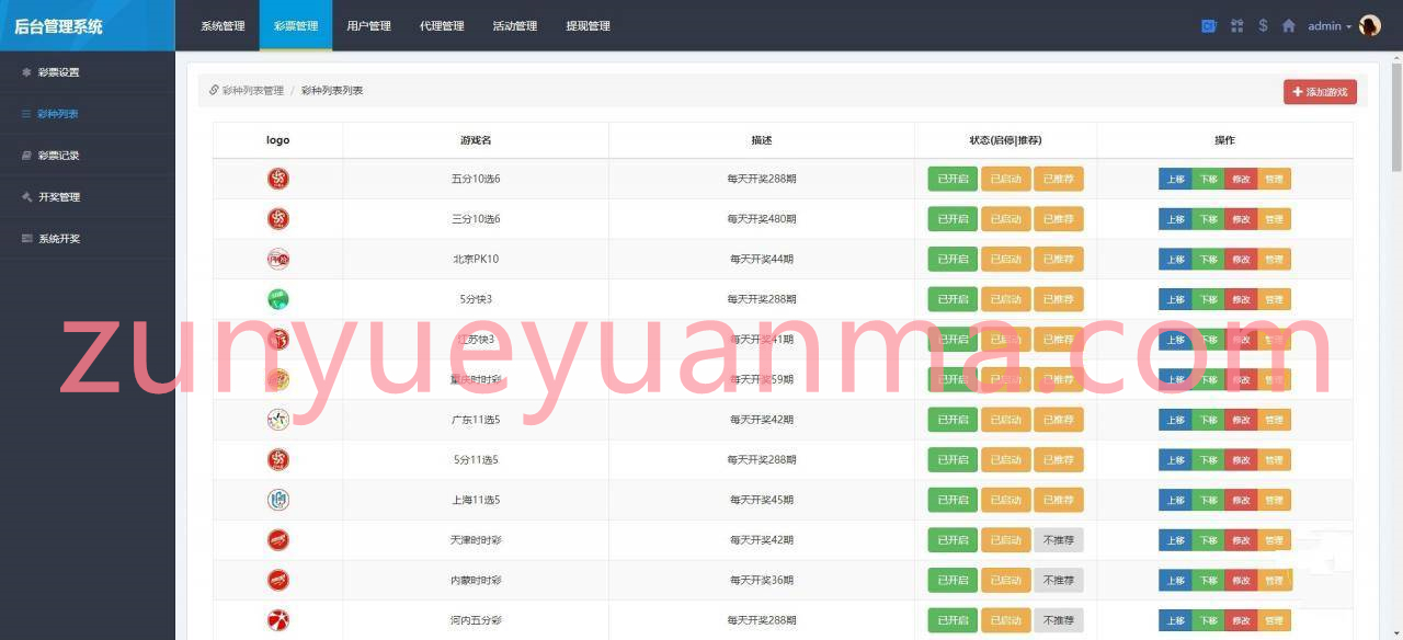 酷睿合买永盛娱乐CP网站系统源码V5.0版