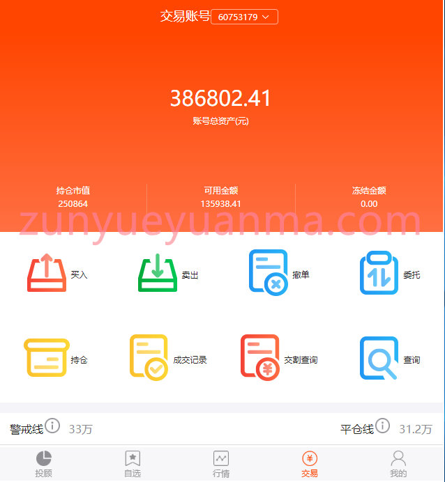 【商业收费源码】互站卖2800的点策略/配资/股票系统源码/带教程对接短信宝