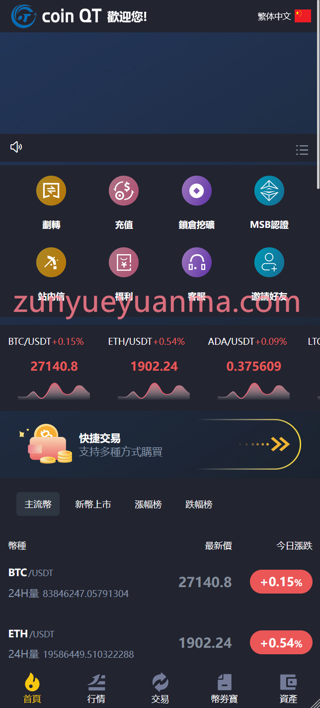 【商业收费源码】期货虚拟货币微盘交易所4 控制完美