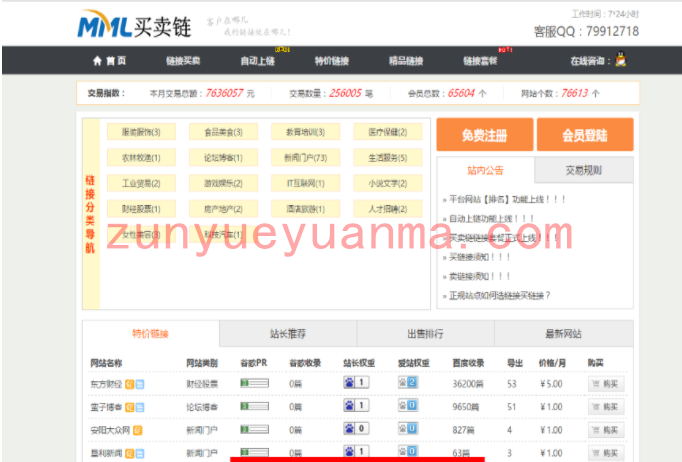 仿alivv爱链网友链交易平台源码